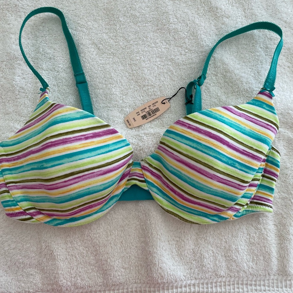 Victoria's Secret Multicolor Cotton Lined Demi Bra